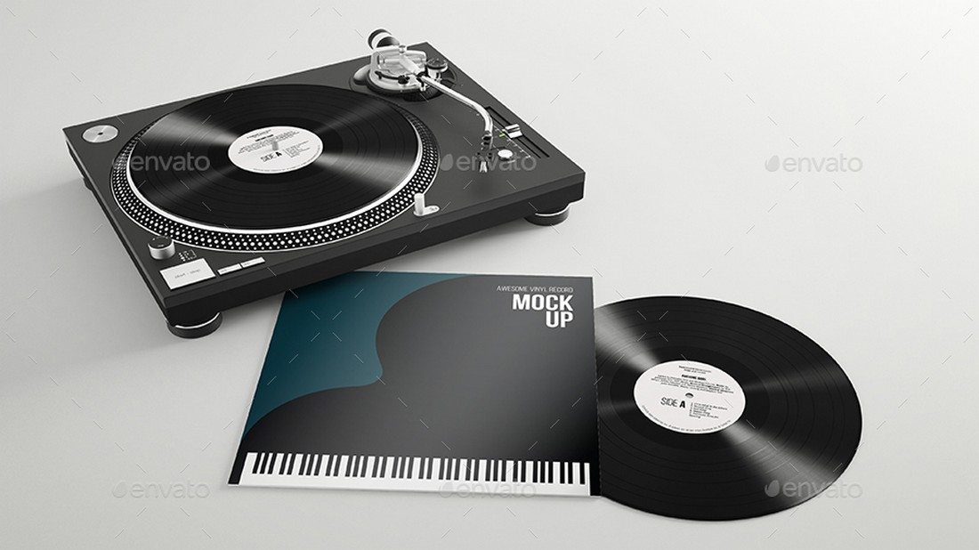 25+ Best Vinyl Mockups | Design Shack