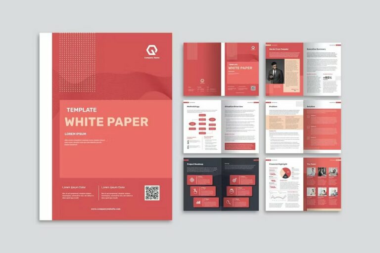20 Best White Paper Templates For Word InDesign Design Shack