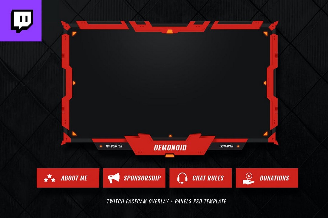 free stream webcam overlay