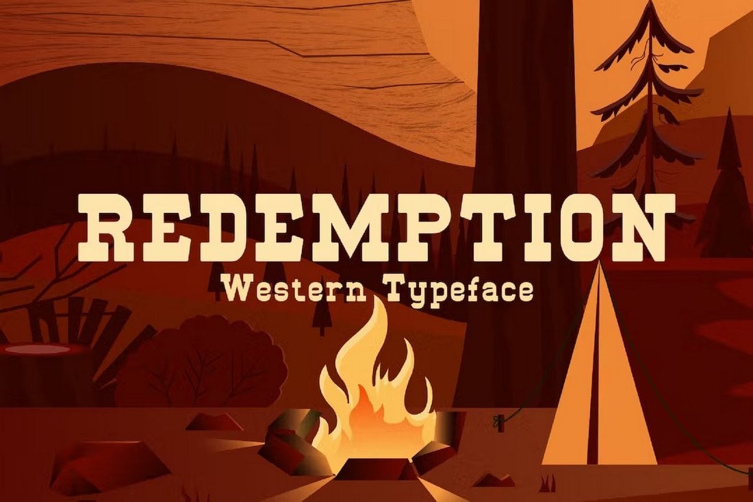 Redemption - Wild Western Font