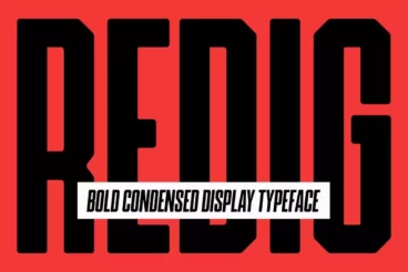 Redig Condesned Block Font