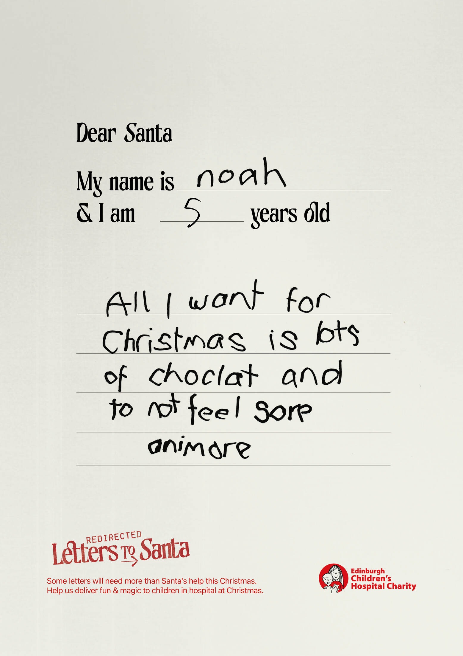 Redirected Letters to Santa