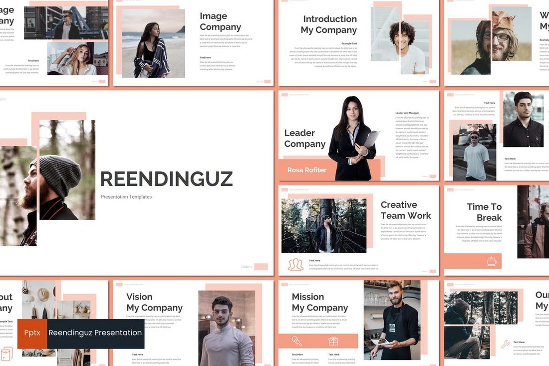 Reendinguz - Modern Powerpoint Template