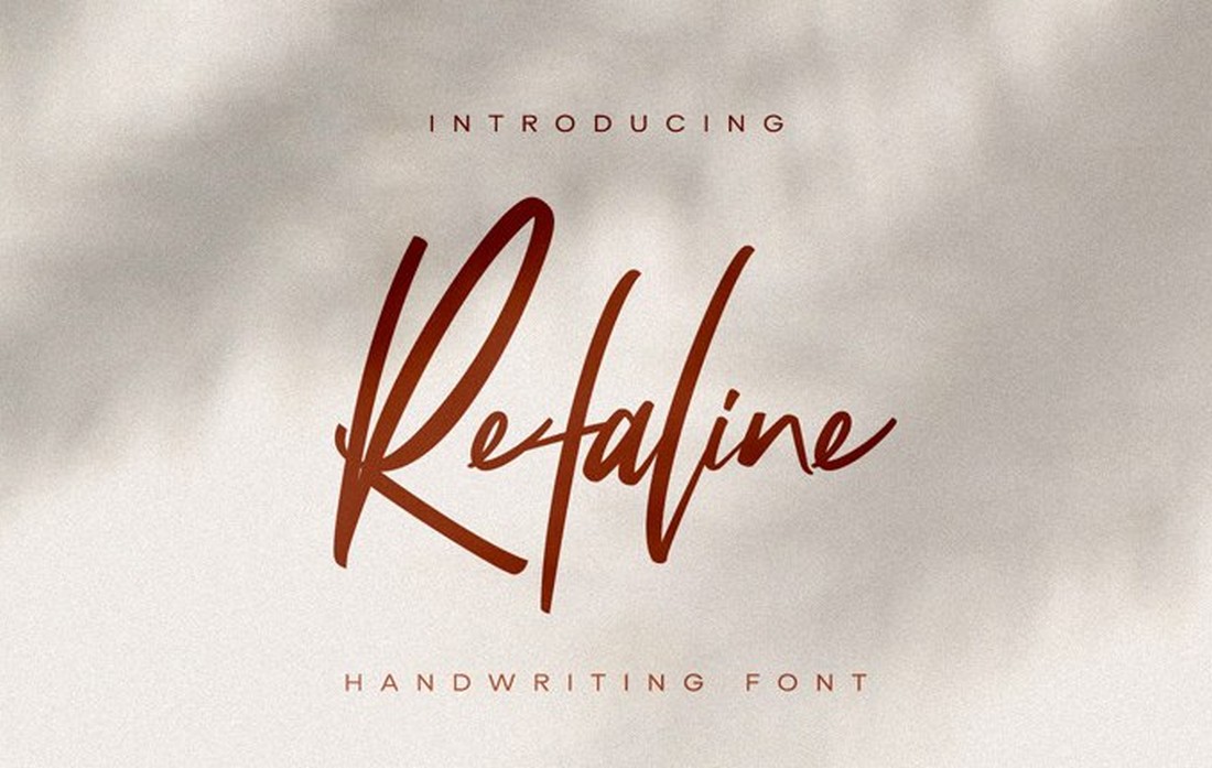 Refaline - Free Elegant Script Font