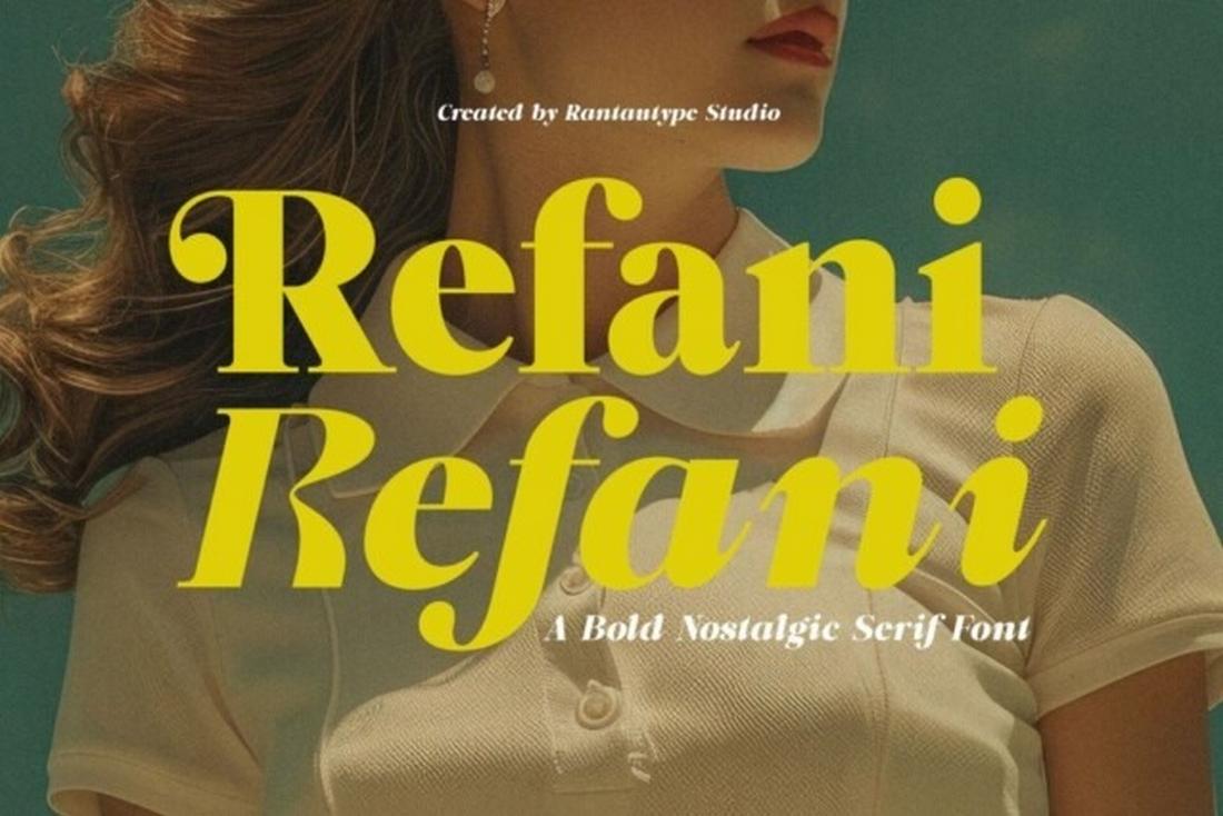 Refani - Free Nostalgic Serif Font