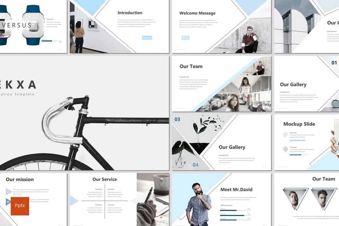 Rekxa - Clean Powerpoint Template