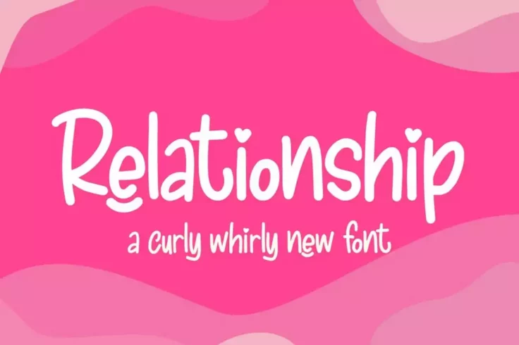 View Information about Relationship Curly Girly Font