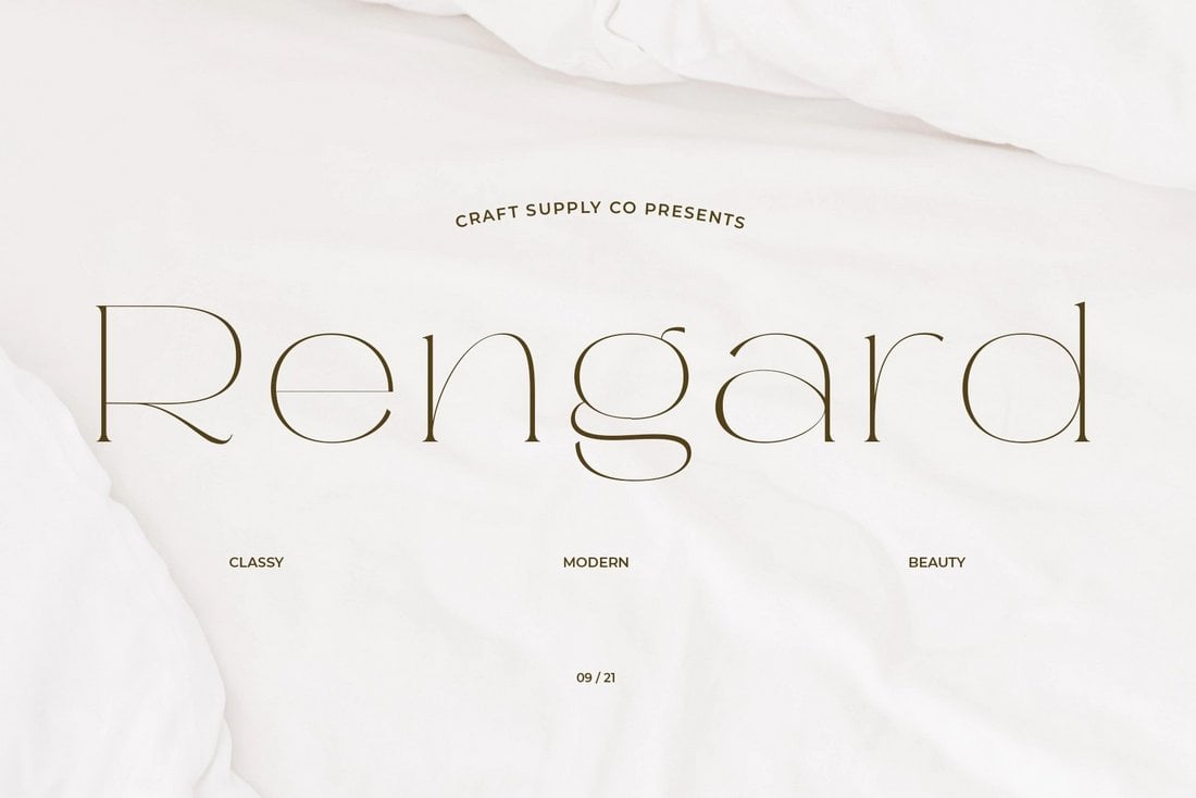 Rengard - Free Minimalist Font