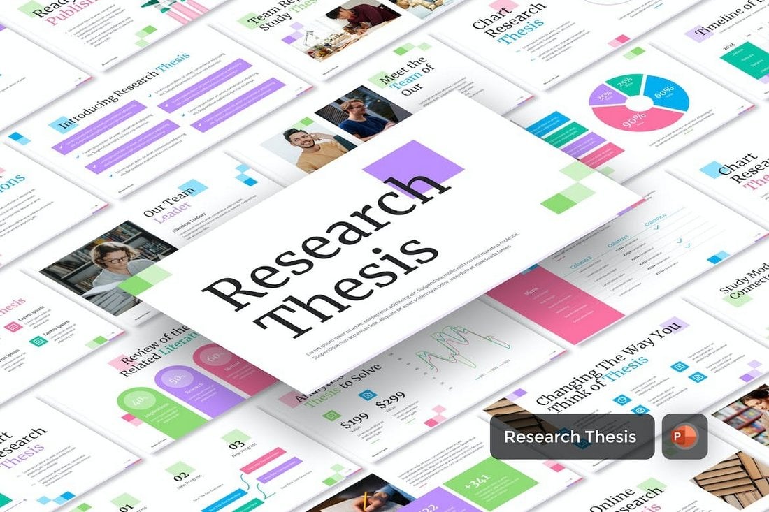 Research Thesis Powerpoint Template