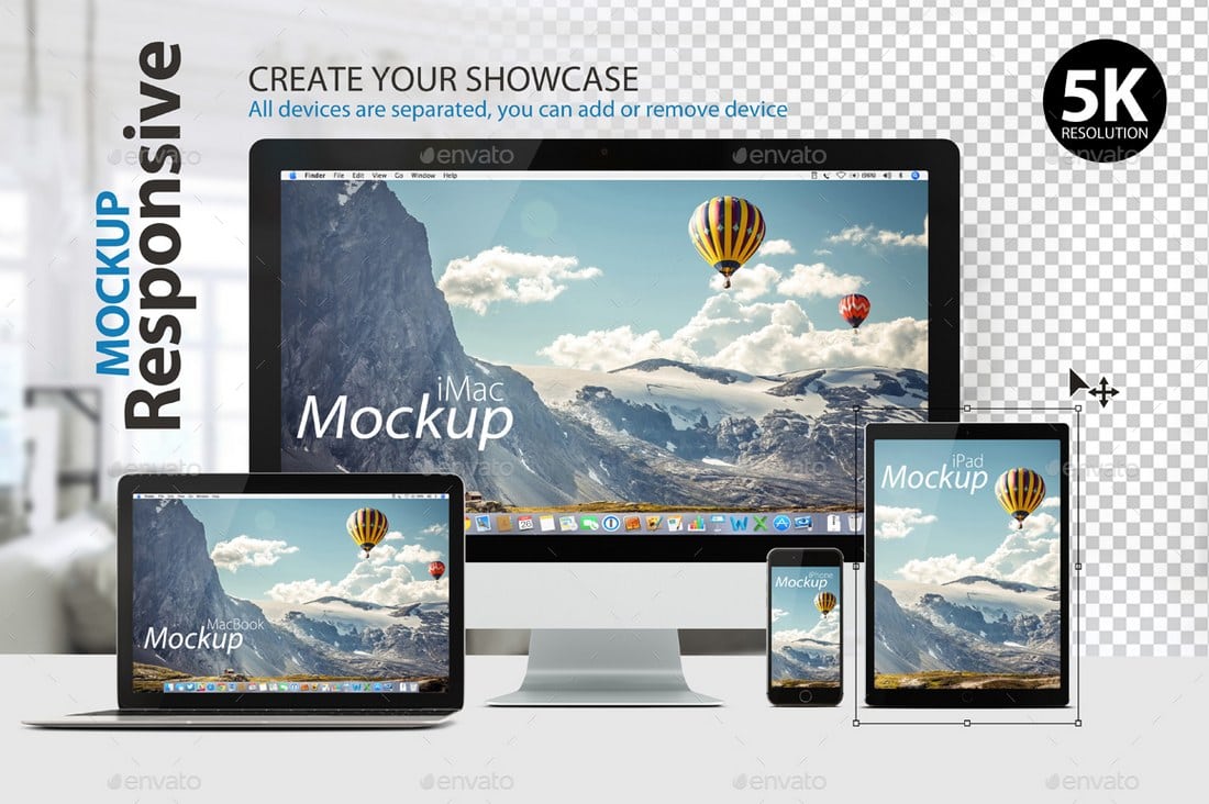 Responsive-Desktop-Mockup-for-Presentations 20+ Desktop Computer Mockup Templates design tips 