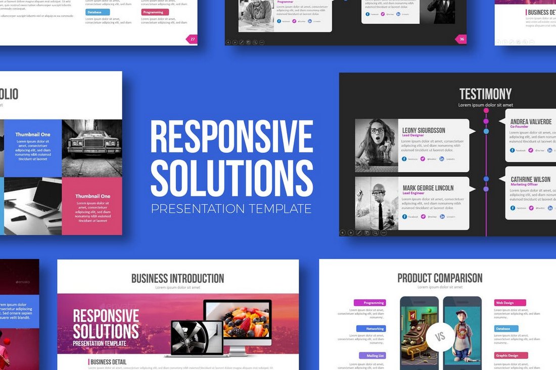 Responsive-Solutions-Powerpoint-Template-1 20+ Animated PowerPoint Templates (Free + Premium) design tips 