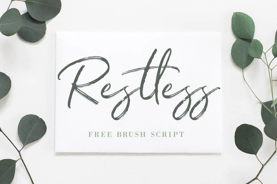 Restless - Free Brush Script Font