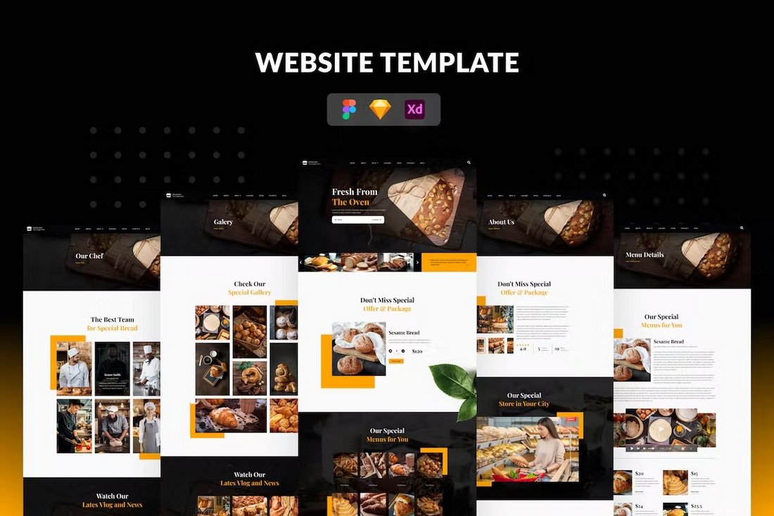 Resto - Restaurant Website Figma Template