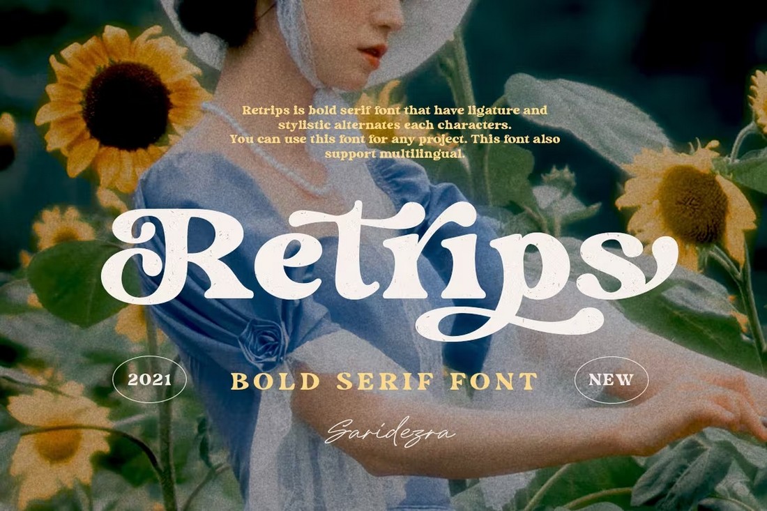 Retrips - Bold Retro 80s Font