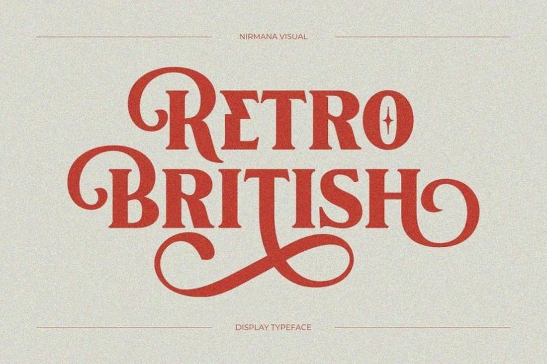 Retro British - Free Serif Font
