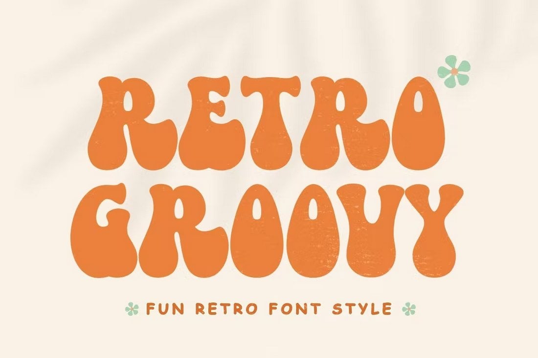 Retro Groovy 70s Bubble Font | Design Shack