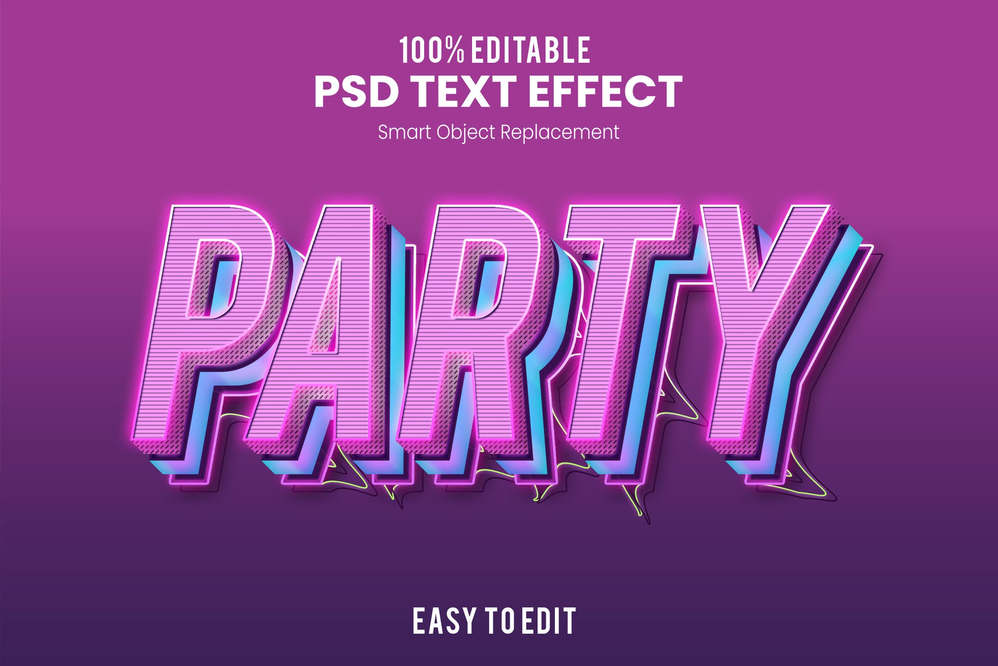 Parties text. Ретро текст PSD. Retro text Effects PSD. Party надпись. Эффект ретро текста.