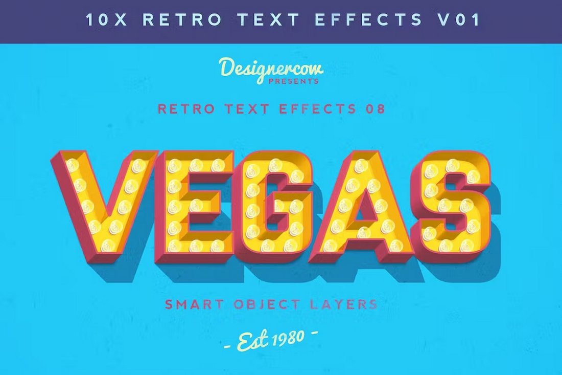 Retro Text Effects for Photoshop