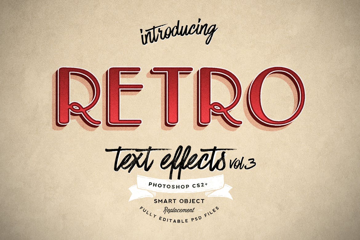 Download 30 Best Retro Text Effects Styles Design Shack