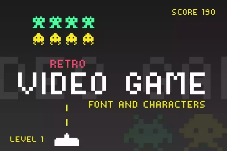 View Information about Retro Video Game Font