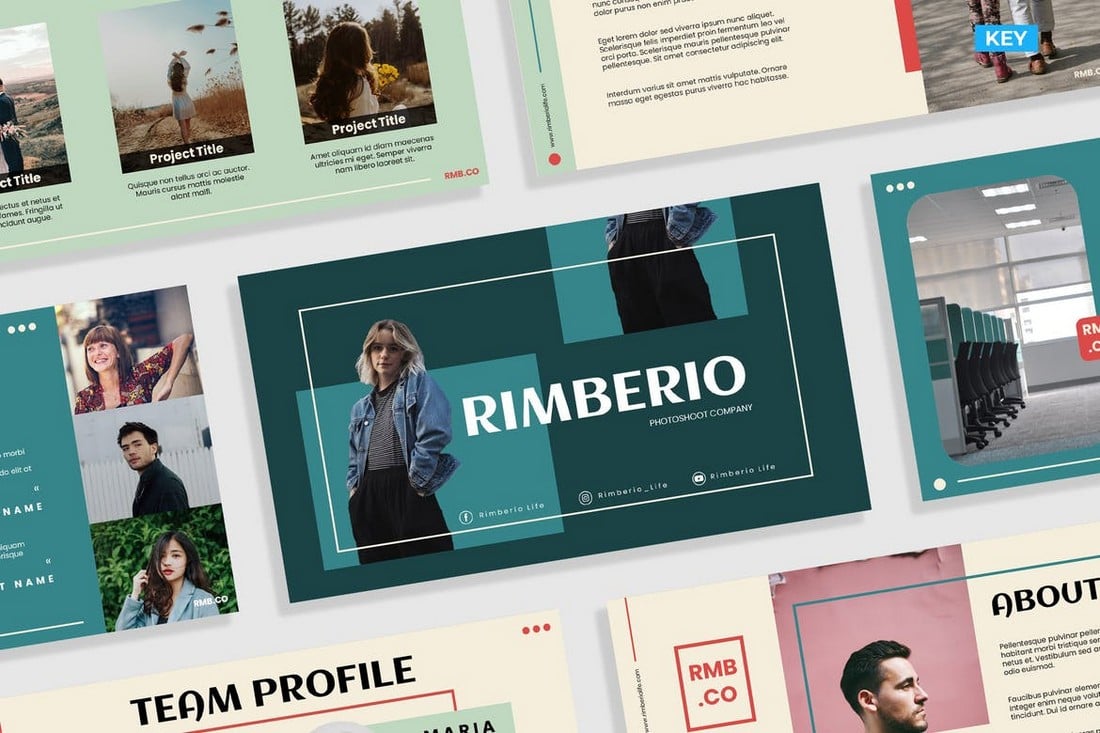 Rimberio - Company Profile Keynote Template