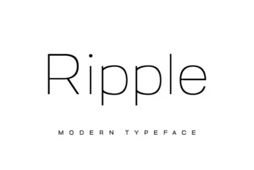 Ripple Clean Sans-Serif Font