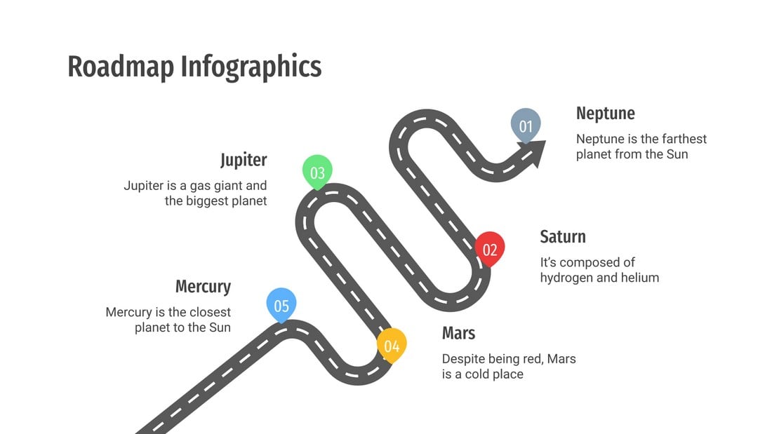 Roadmap-Infographics-Free-Google-Slides-Templates 25+ Best Free Google Slides Themes & Templates 2020 design tips 