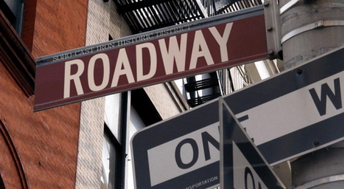 Roadway - Free Street Sign Font