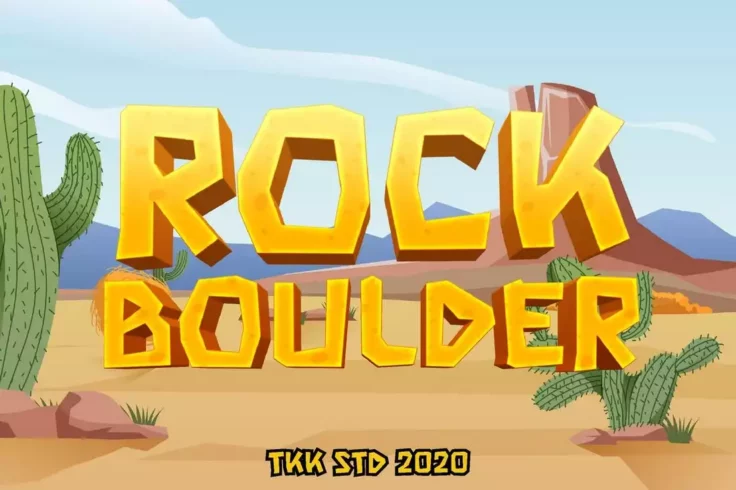 View Information about Rock Boulder Gaming Font