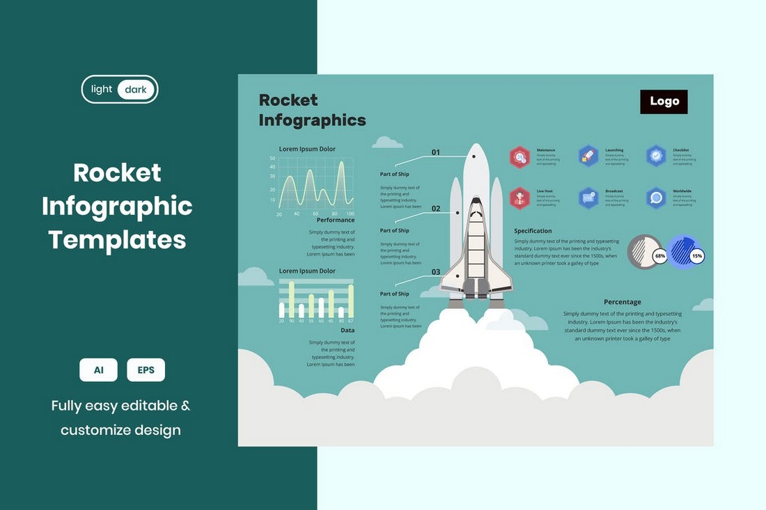 infographics templates illustrator