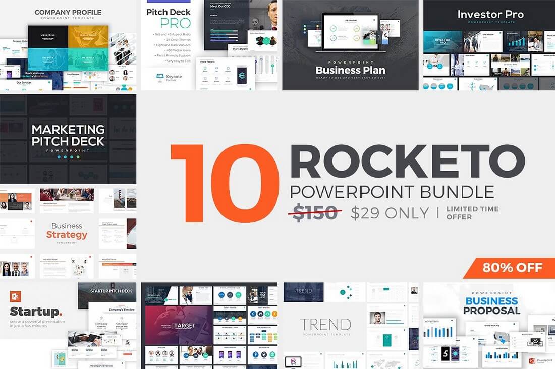 Rocketo-Powerpoint-Templates-Bundle 60+ Beautiful, Premium PowerPoint Presentation Templates design tips Inspiration|microsoft|powerpoint|presentation|template 