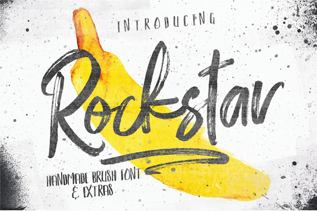 Rockstar - Free Handmade Brush Font Duo