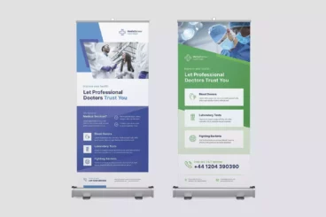Roll Up Banner for Affinity Publisher Template