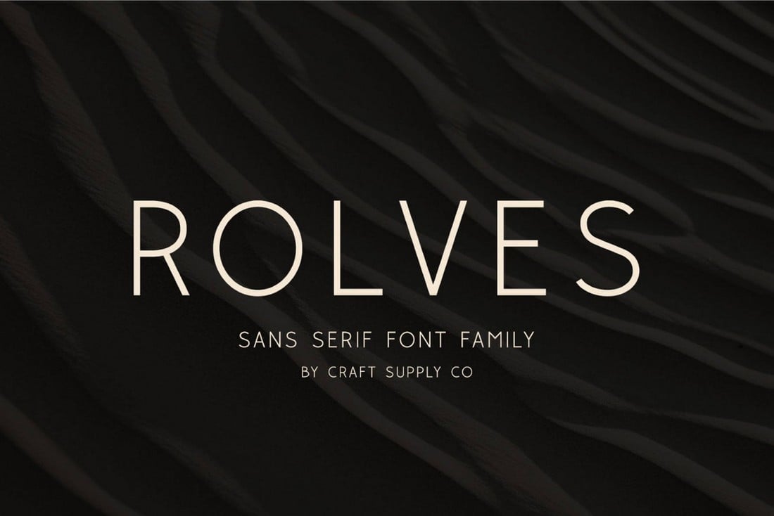 Rolves - Font Art Deco Gratis