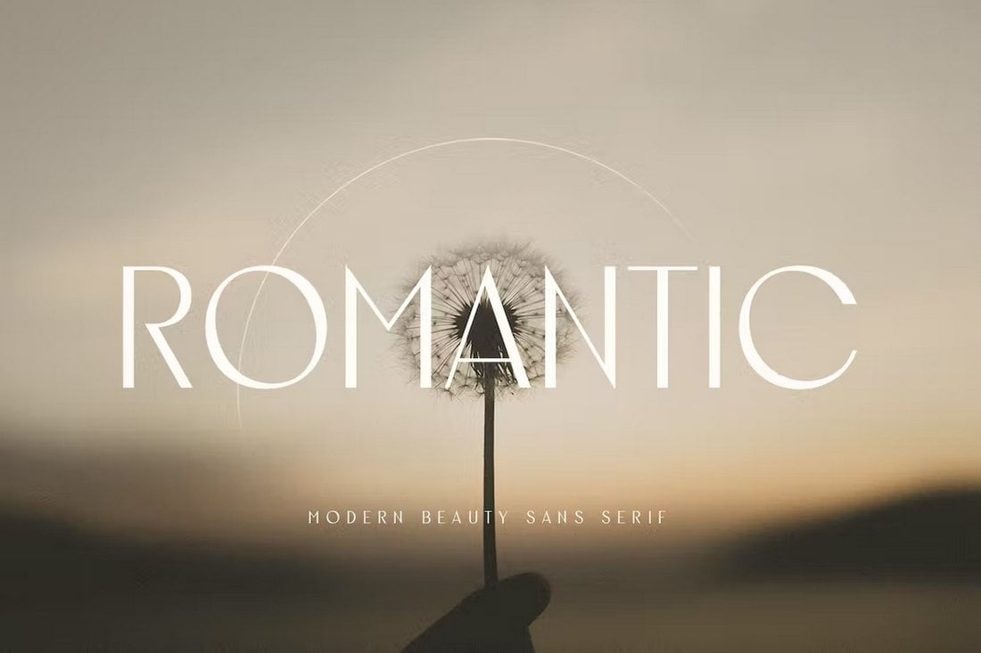 Romantic - Modern Sans Serif Love Font