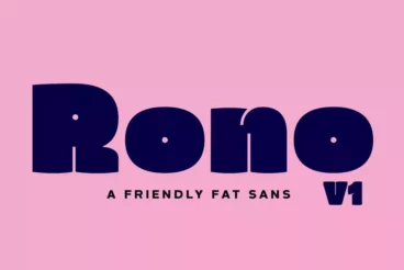Rono Fat Sans-Serif Font