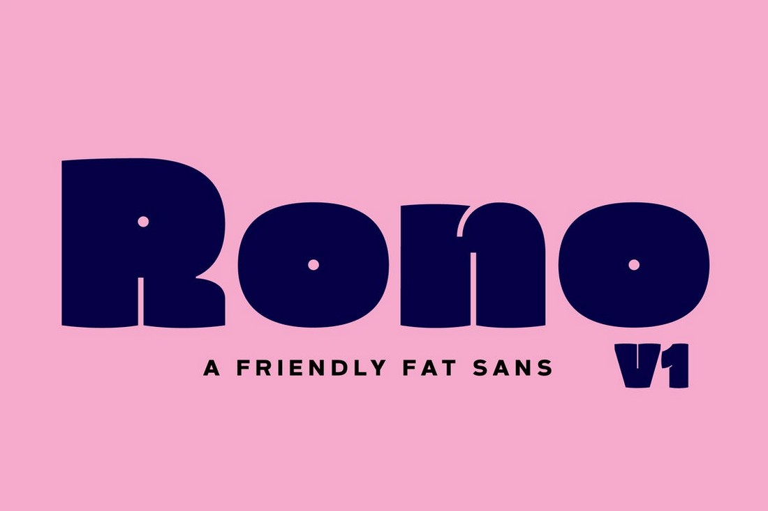 Rono - Font Sans-Serif Gemuk