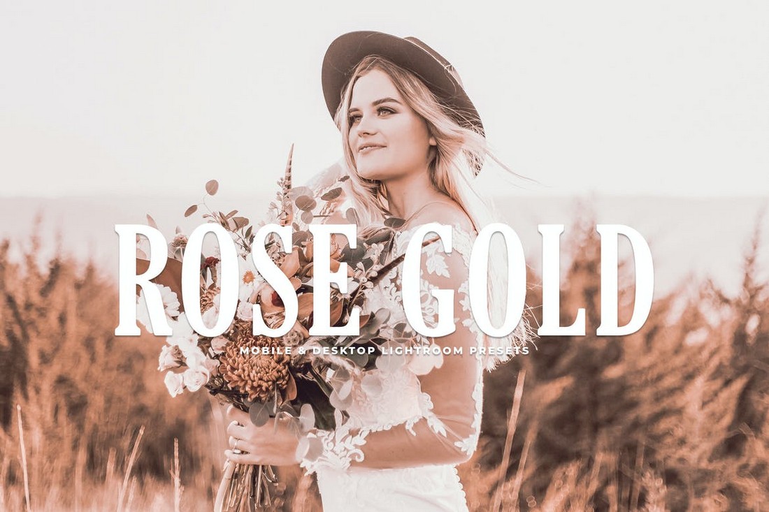 Rose Gold - Stylish Lightroom Mobile Presets