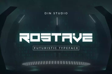 Rostave Powerful Futuristic Font