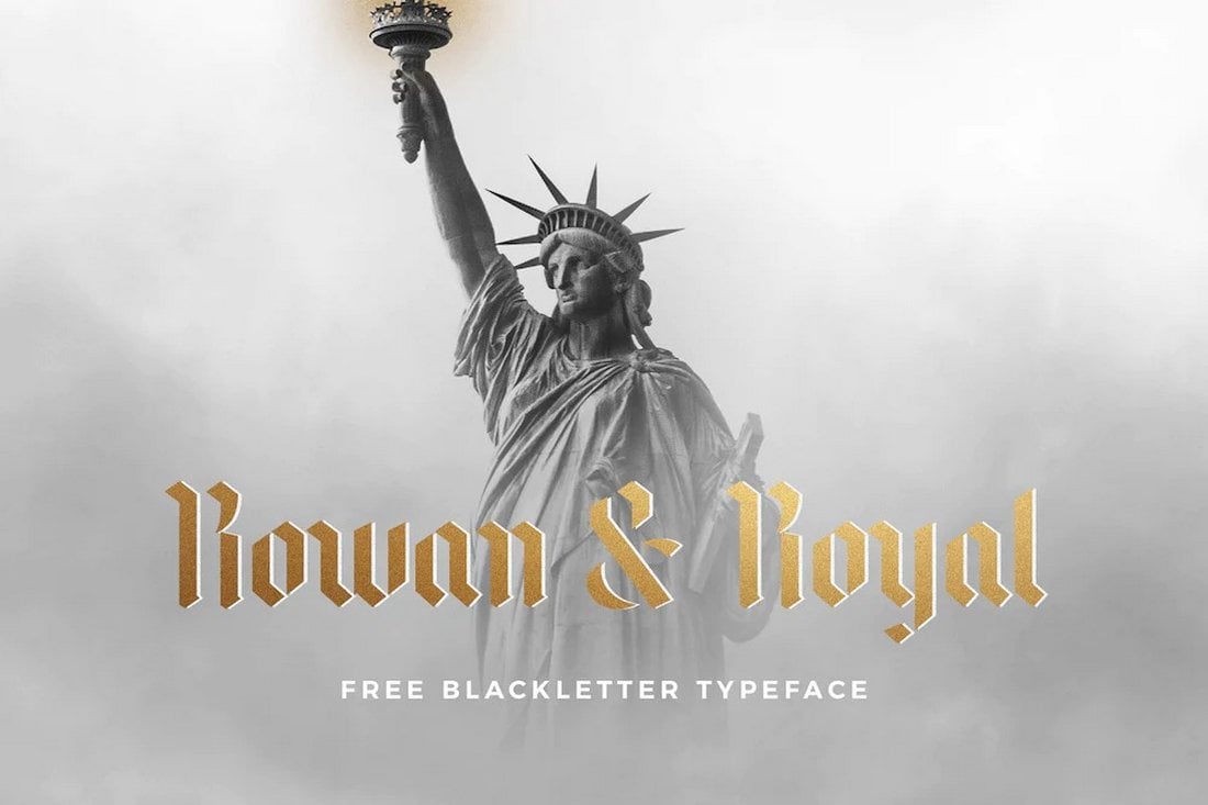 Rowan & Royal - فونت انگلیسی قدیمی رایگان