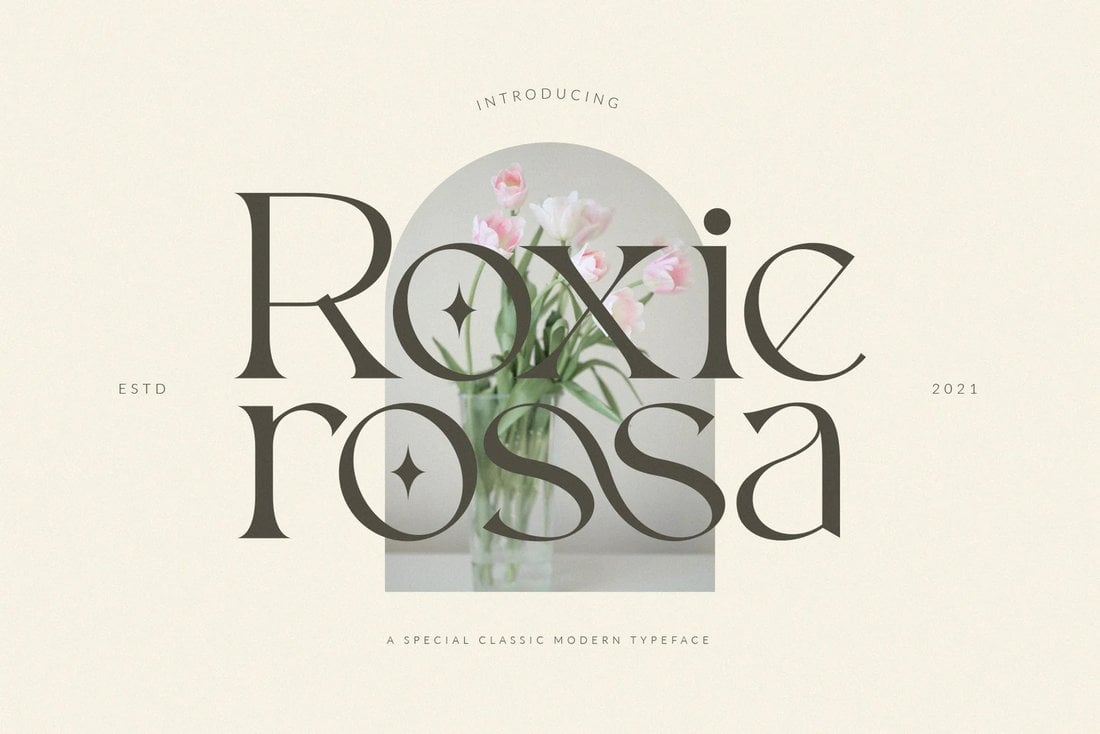 Roxie Rossa - Police Serif Esthétique Gratuite