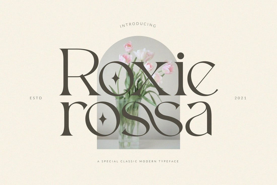 Roxie Rossa - فونت رایگان Ligature Serif