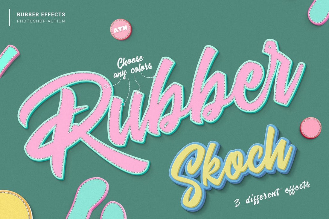 Rubber-Effects-Photoshop-Action 50+ Best Photoshop Actions of 2020 design tips Inspiration|actions|photoshop 