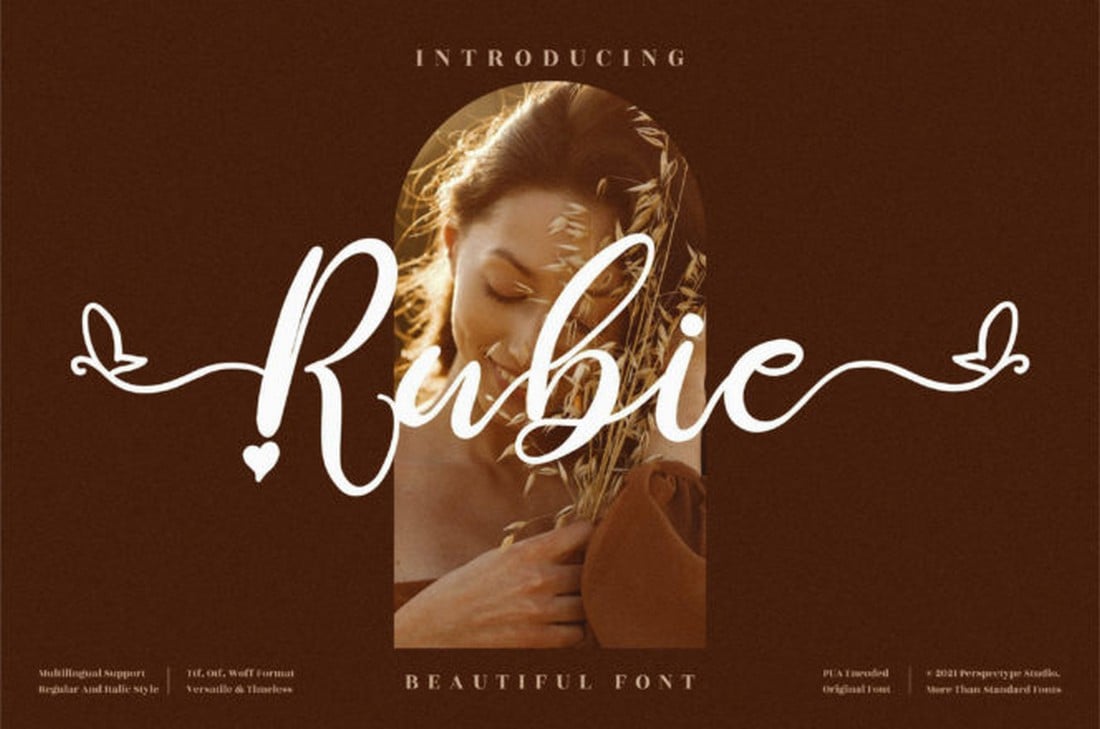 Rubie - Trendy Free Script Font