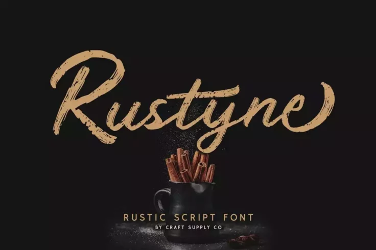 View Information about Rustyne Rustic Script Cursive Font