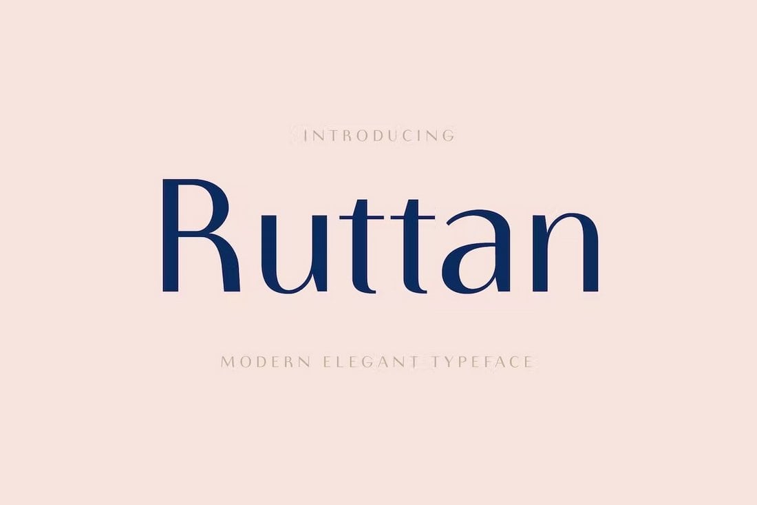 Ruttan - Phông chữ Logo thanh lịch