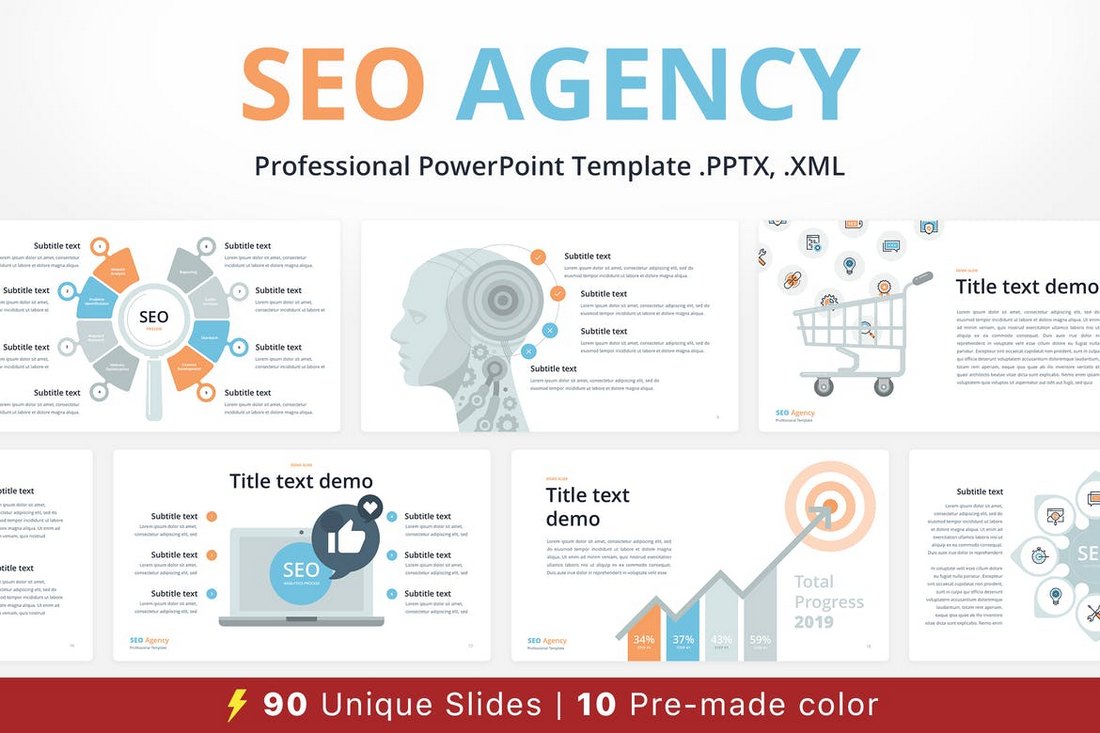 SEO-Agency-Animated-PowerPoint-Template 20+ Animated PowerPoint Templates (Free + Premium) design tips 