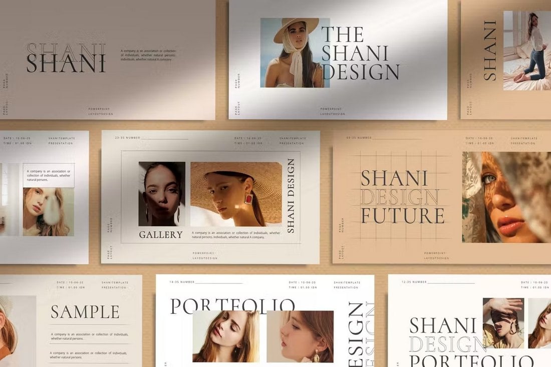 SHANI-Fashion-Powerpoint-Template 20+ Best Fashion + Style PowerPoint Templates (On Trend for 2022) design tips  