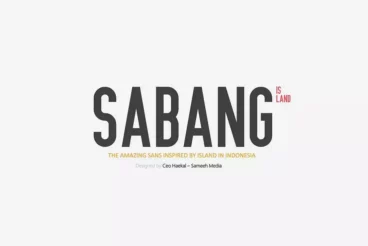 Sabang Island Condensed Font