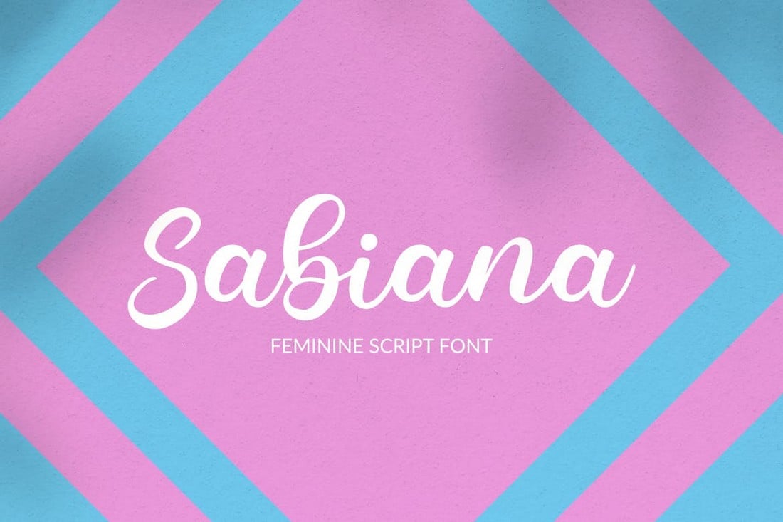 Sabiana-Beautiful-Chic-Font 25+ Stylish Chic & Feminine Fonts for 2022 design tips